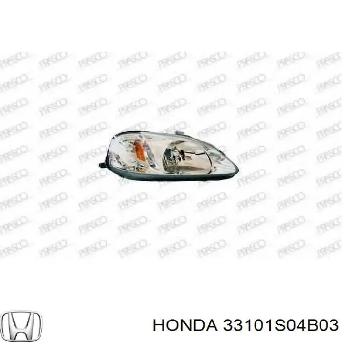 Фара правая 33101S04B03 Honda