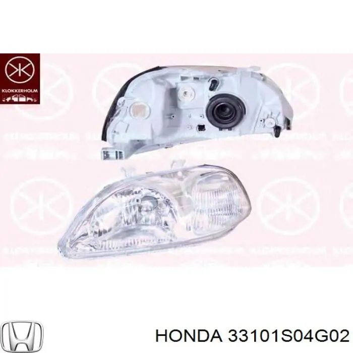 33101-S04-G02 Honda luz direita