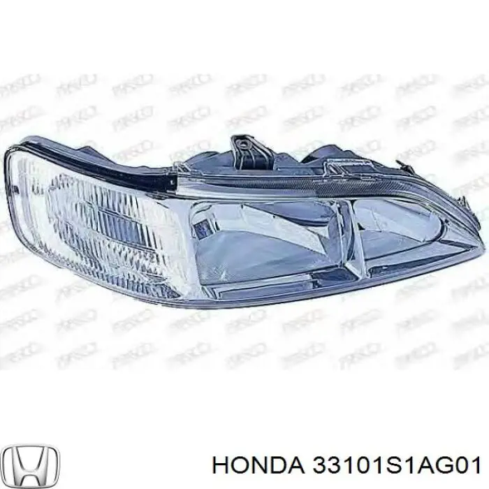Фара правая Honda 33101S1AG01