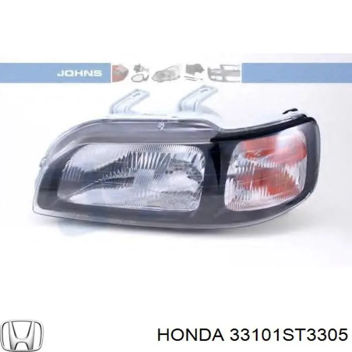 Фара правая 33101ST3305 Honda