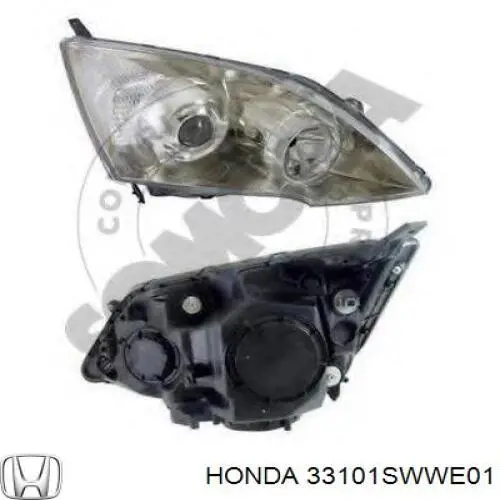 33101SWWE01 Honda фара правая