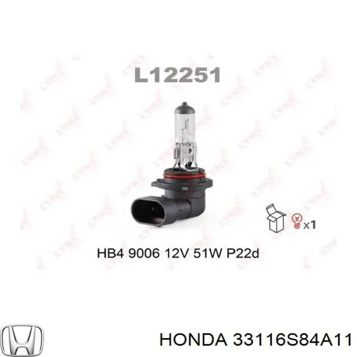  33116S84A11 Honda