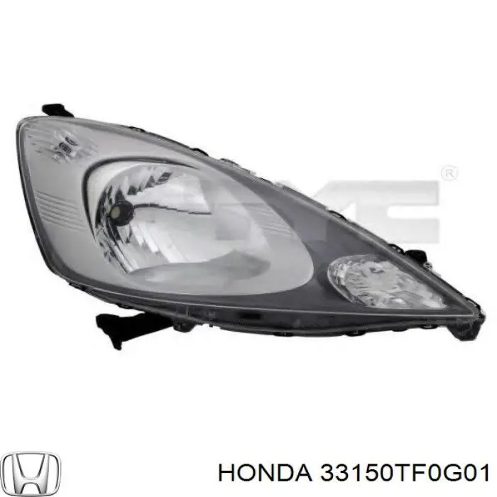 Фара левая 33150TF0G01 Honda