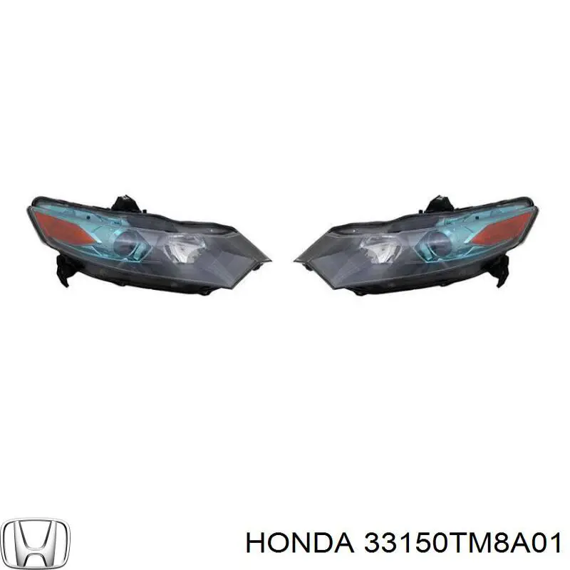 Левая фара 33150TM8A01 Honda