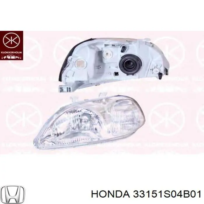 33151S04B01 Honda фара правая