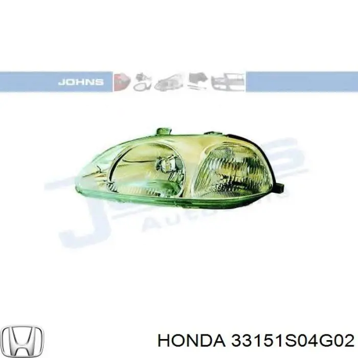 Фара правая 33151S04G02 Honda