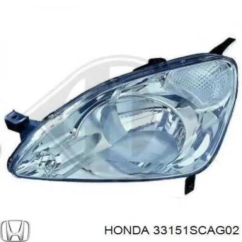 33151SCAG02 Honda Фара