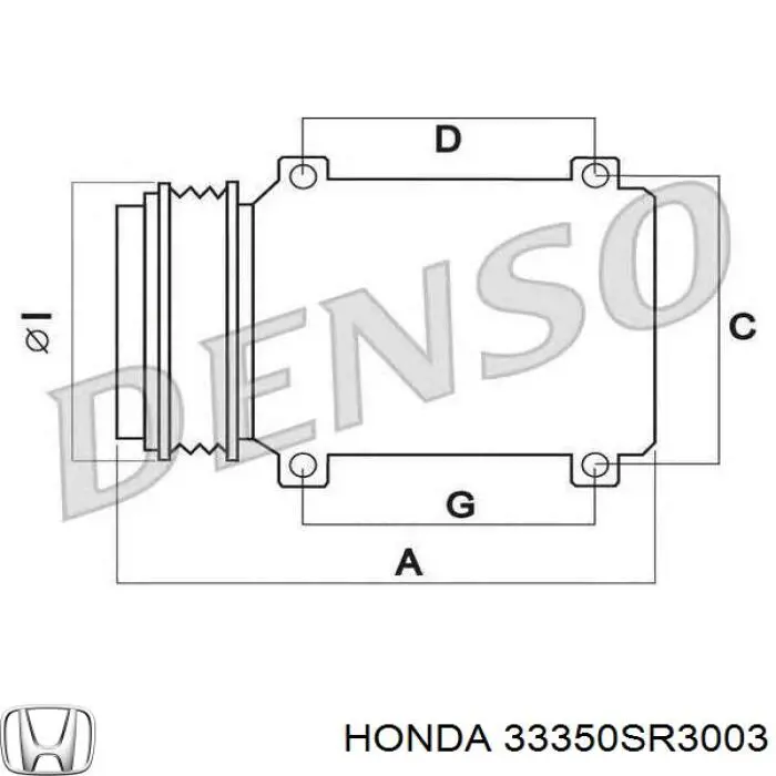 Указатель поворота левый на Honda Civic V 