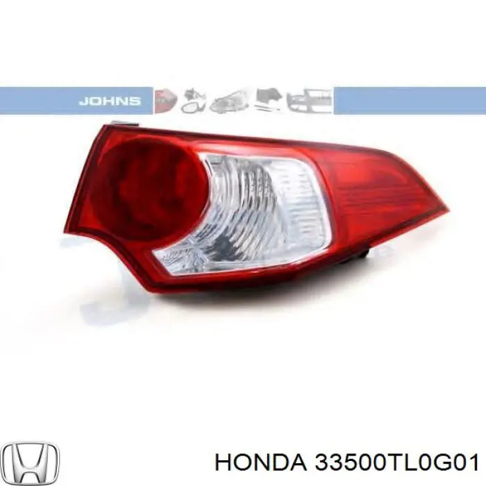 Купить 33500TL0G01 Honda Фонарь задний правый, внешний