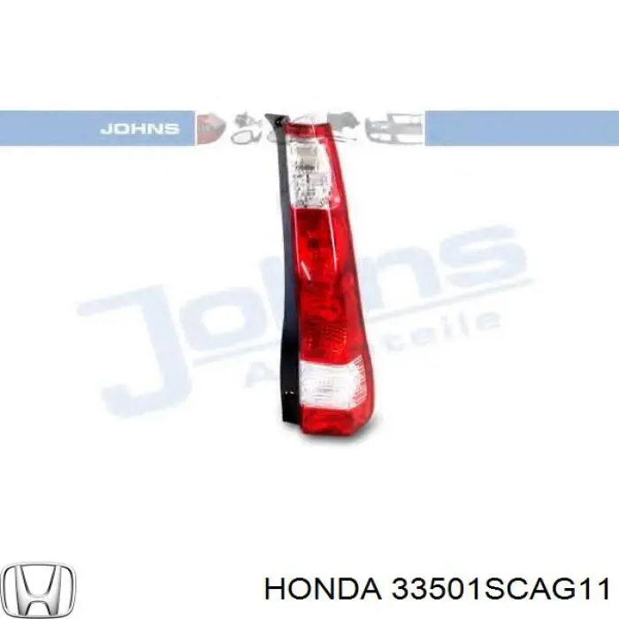 Lanterna traseira direita para Honda CR-V (RD)