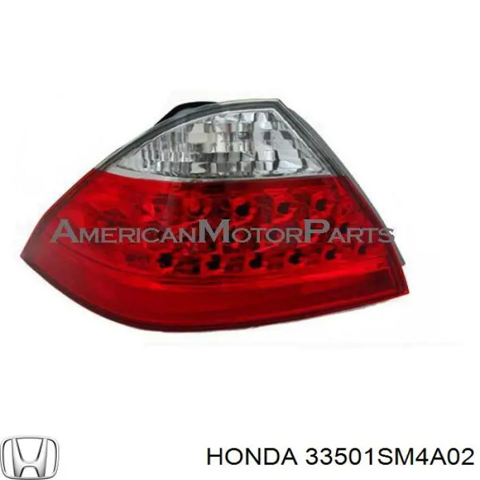 Фонарь задний правый внешний HONDA 33501SM4A02