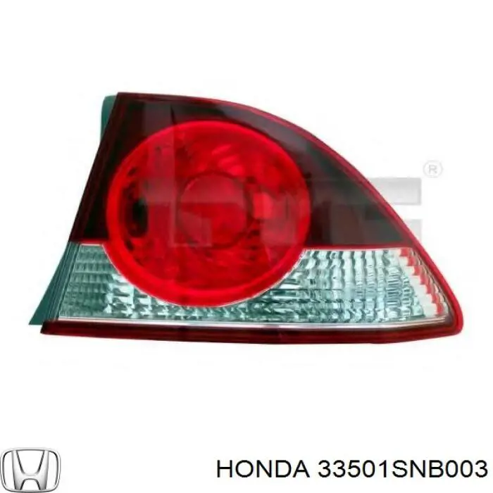 Фонарь задний правый внешний 33501SNB003 Honda