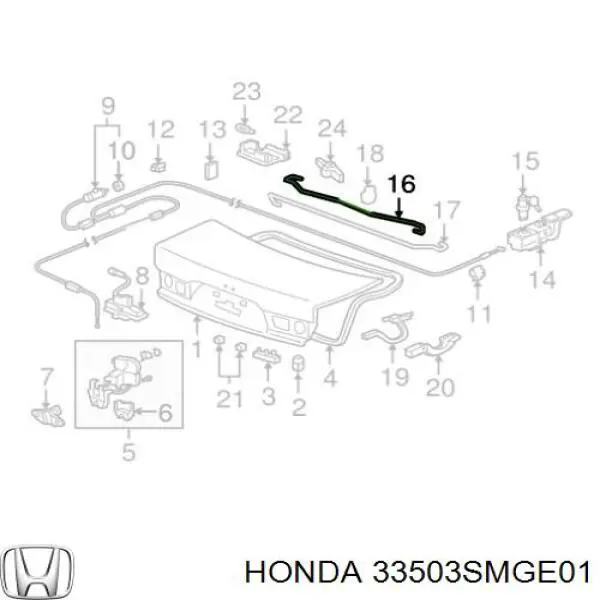  33503SMGE01 Honda