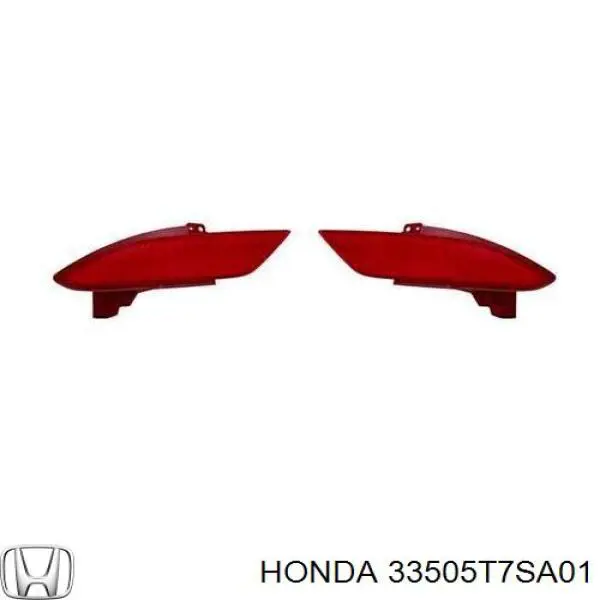 Retrorrefletor (refletor) do pára-choque traseiro direito para Honda HR-V (RU)