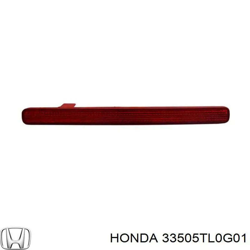 Retrorrefletor (refletor) do pára-choque traseiro direito para Honda Accord (CU)