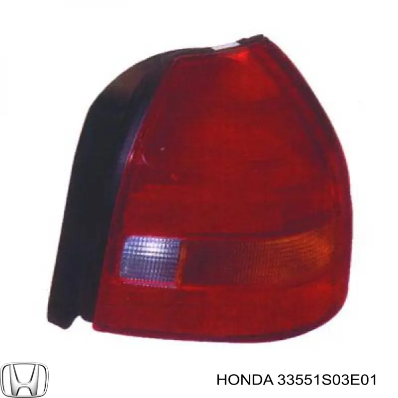 33551S03G01 Honda фонарь задний левый