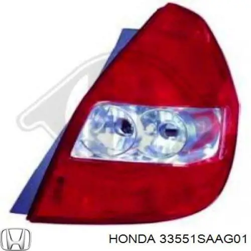 Задняя левая фара Honda 33551SAAG01 цена, от 2539.42 UAH