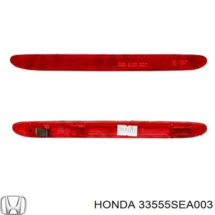 Катафот (отражатель) заднего бампера левый на Honda Accord VII 
