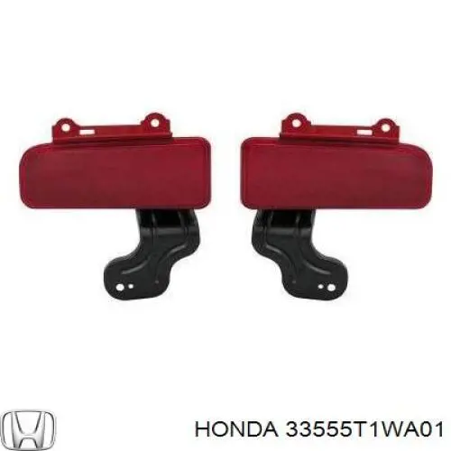 Левый отражатель заднего бампера Honda 33555T1WA01 цена, от 80.55 USD