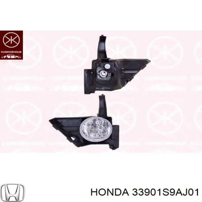 Фара противотуманная, правая Honda 33901S9AJ01 цена, от 39.43 USD
