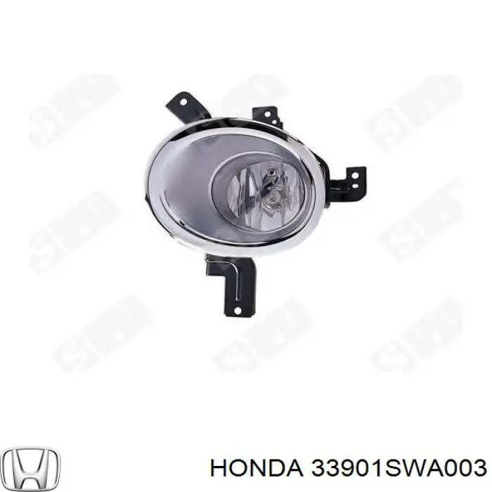 Фара противотуманная, правая Honda 33901SWA003 цена, от 31.43 USD