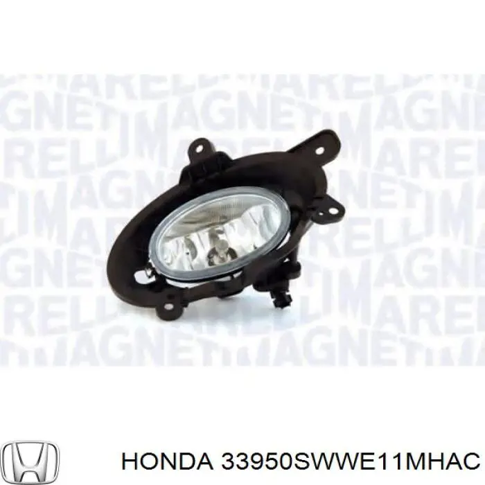 Фара противотуманная левая 33950SWWE11MHAC Honda