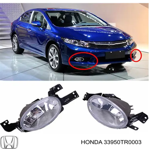 Фара противотуманная, левая Honda 33950TR0003 цена, от 49.22 USD
