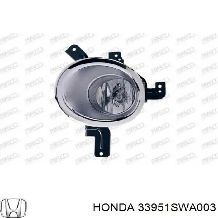 33951SWA003 Honda Противотуманная фара левая