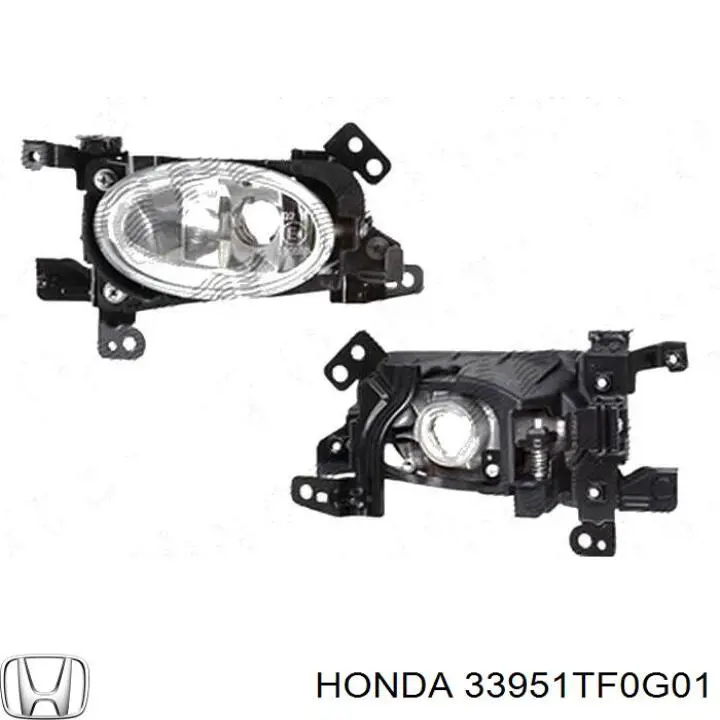 Фара противотуманная, левая Honda 33951TF0G01 цена, от 40.99 USD