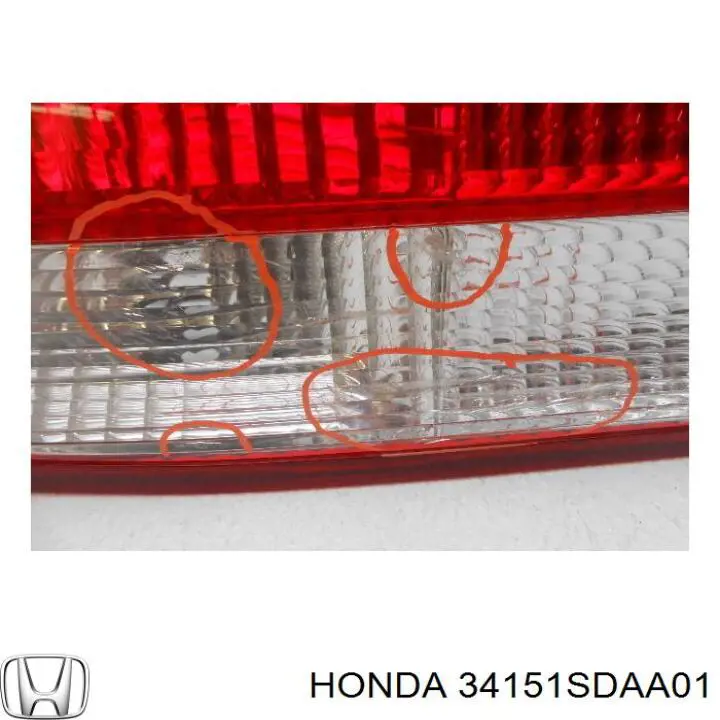 Фонарь задний правый, внутренний Honda 34151SDAA01 цена, от 31.64 USD