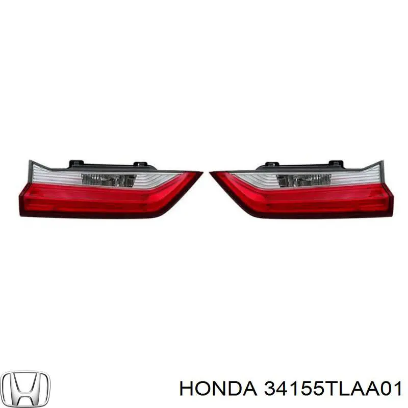 Фонарь задний левый, внутренний Honda 34155TLAA01 цена, от 75.12 USD
