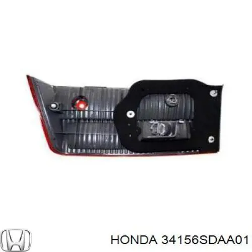 Фонарь задний левый внутренний Honda 34156SDAA01