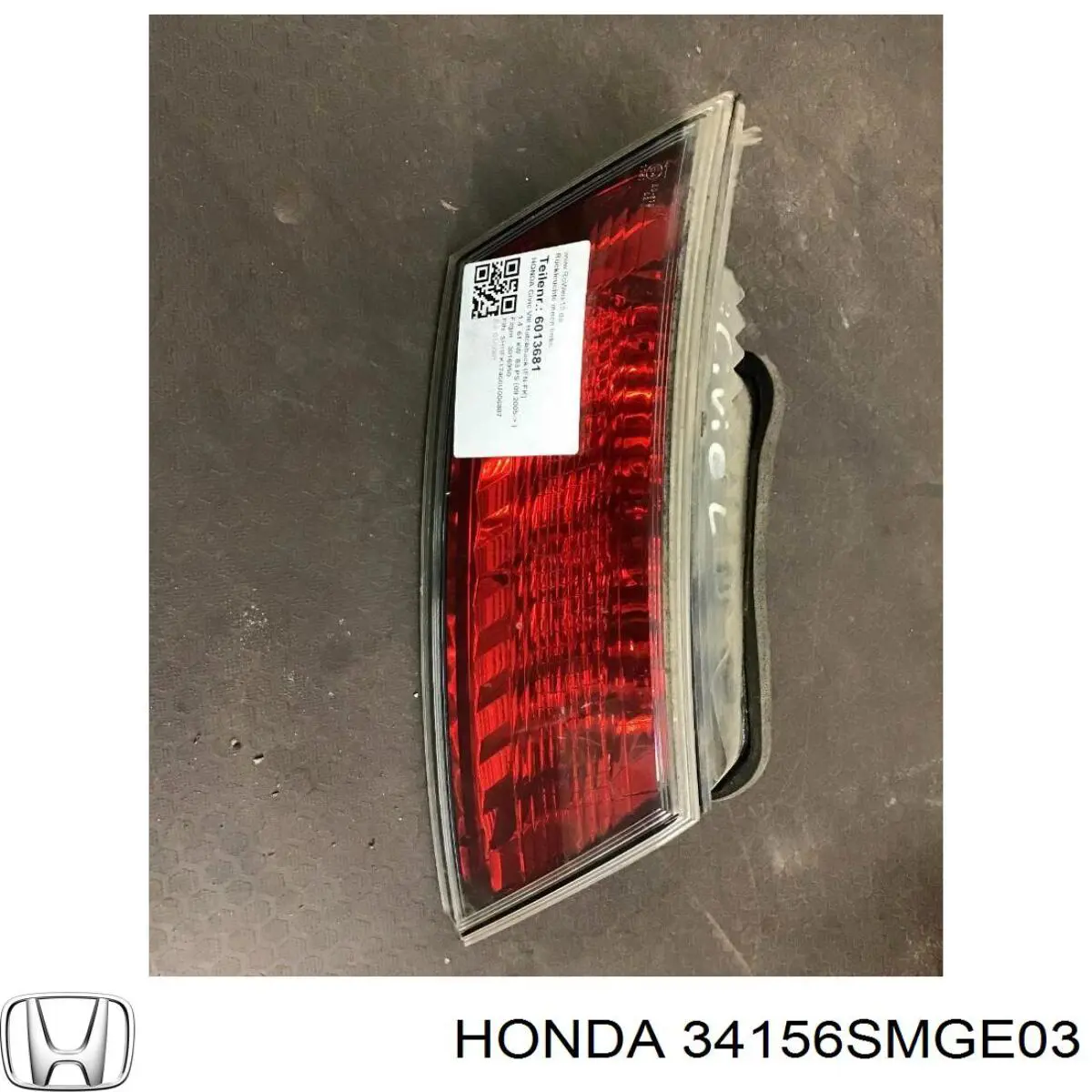 34156SMGE03 Honda фонарь задний левый внутренний