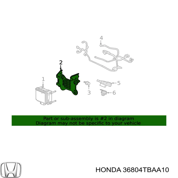 36804TBAA10 Honda 