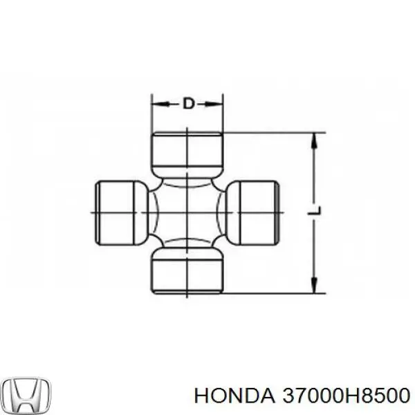 Крестовина карданного вала заднего 37000H8500 Honda