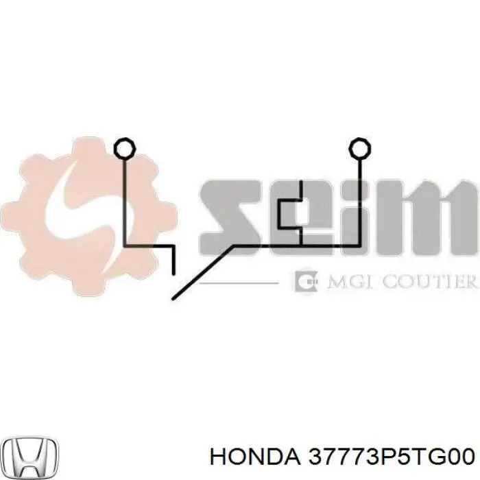 Датчик включения вентилятора 37773P5TG00 Honda