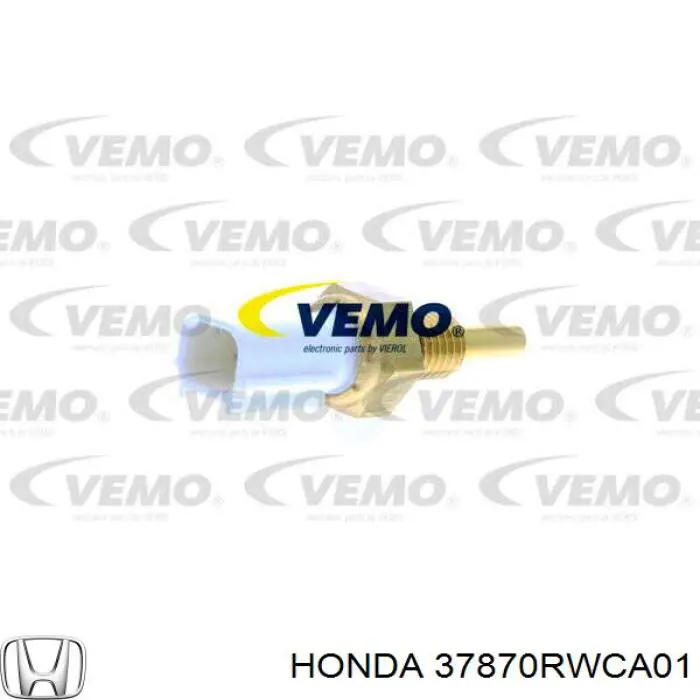 37870RWCA01 Honda sensor de temperatura do fluido de esfriamento
