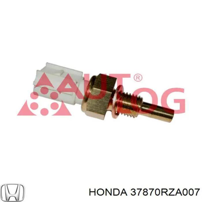 Sensor, temperatura del refrigerante (encendido el ventilador del radiador) 37870RZA007 Honda/Acura