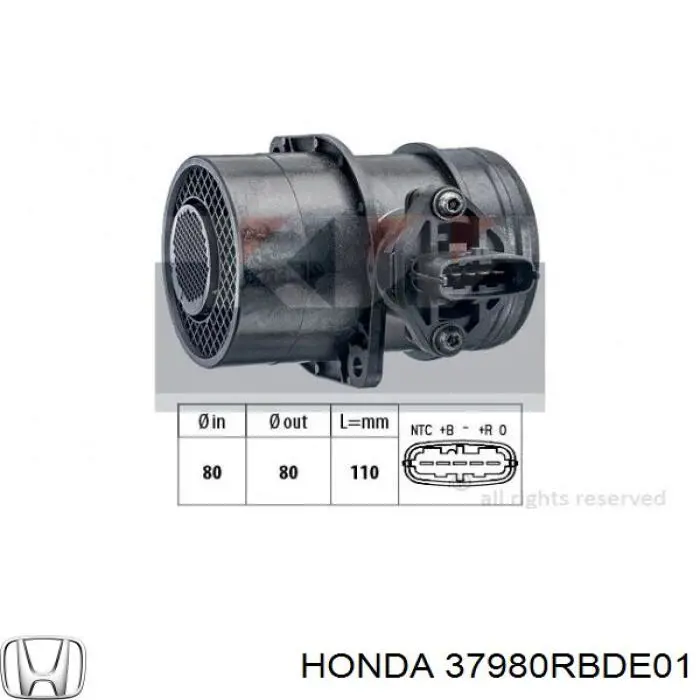 37980RBDE01 Honda 