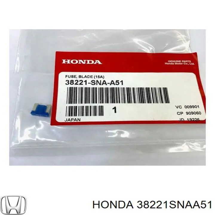  38221SNAA51 Honda