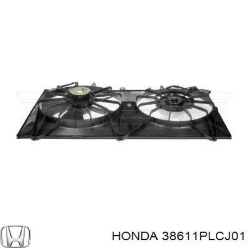Вентилятор (крыльчатка) радиатора кондиционера Honda 38611PLCJ01 цена, от  