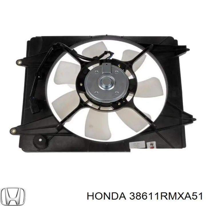 Вентилятор (крыльчатка) радиатора охлаждения на Honda Civic VIII 