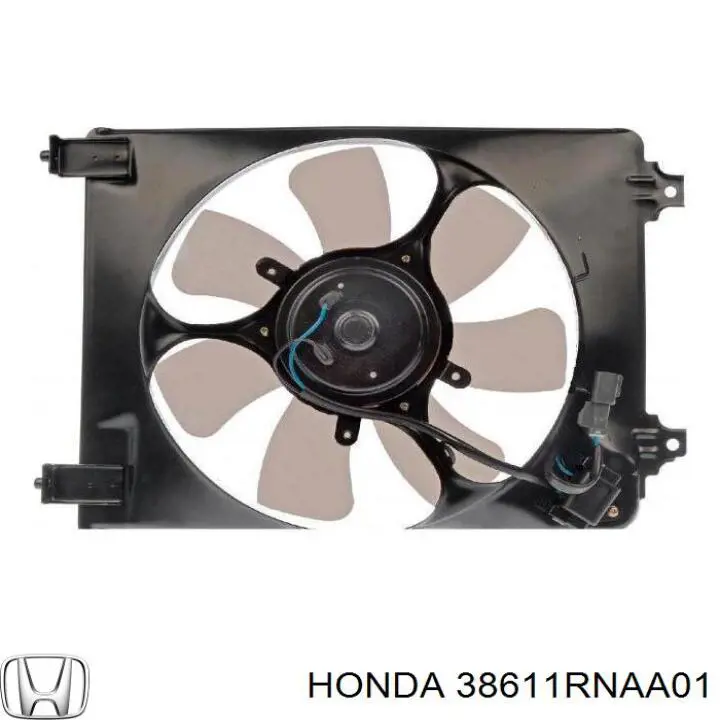 Мотор вентилятора кондиционера Honda 38611RNAA01