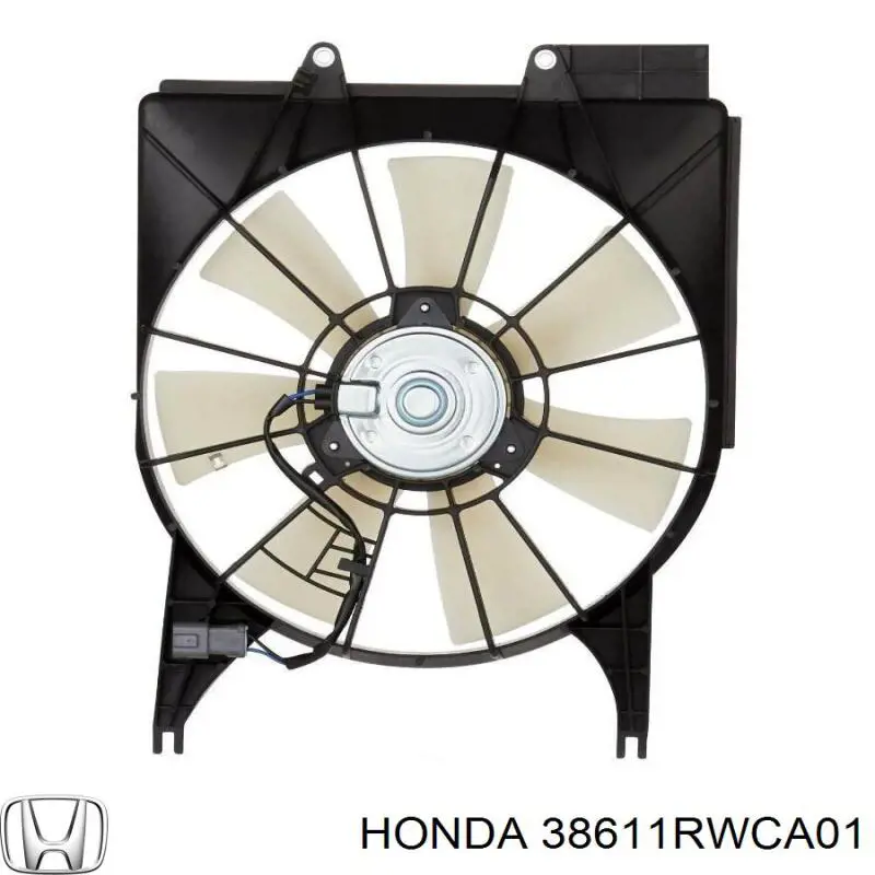 38611RWCA01 Honda Вентилятор радиатора кондиционера