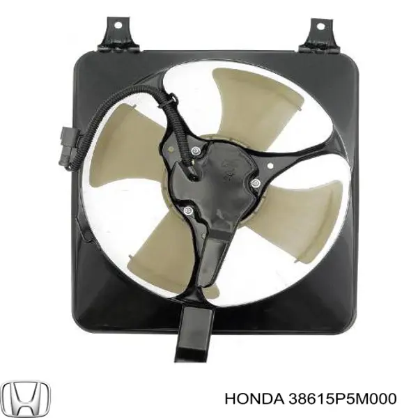 Диффузор радиатора кондиционера на Honda Prelude V 
