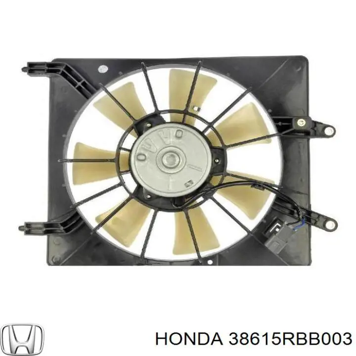 Диффузор радиатора охлаждения Honda 38615RBB003
