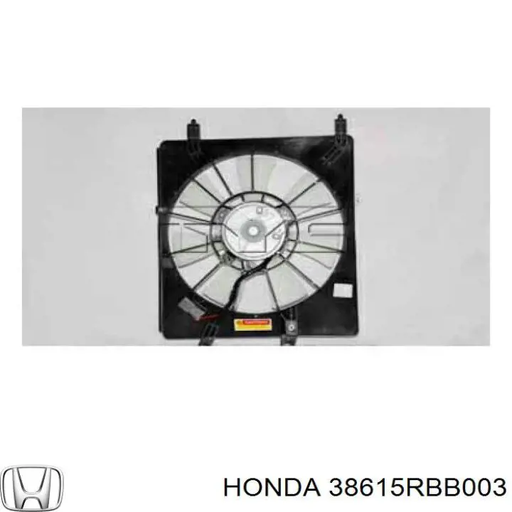 Bastidor radiador (armazón) 38615RBB003 Honda/Acura