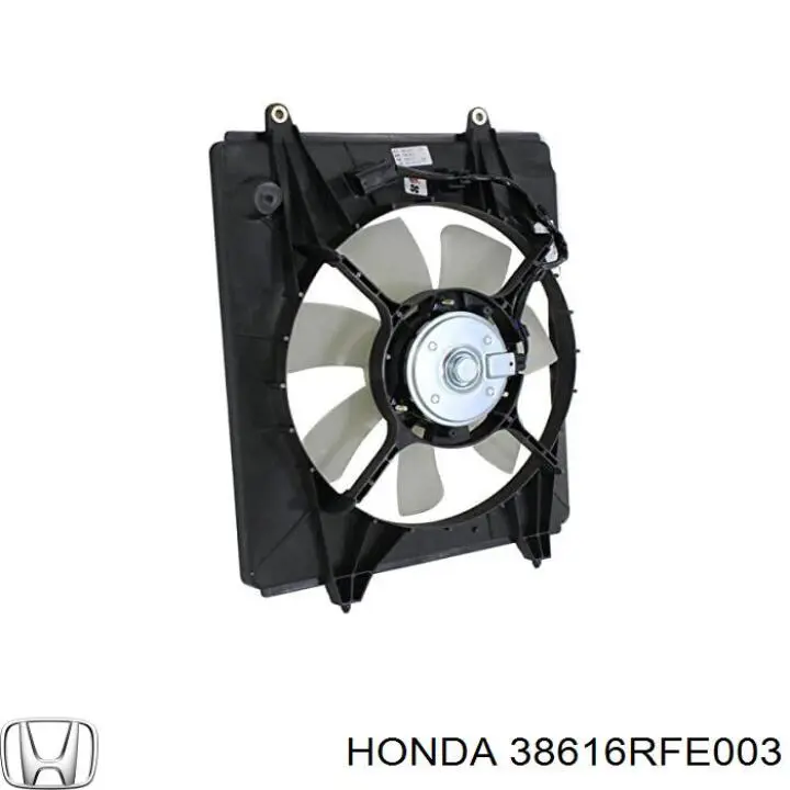 38616RFE003 Honda difusor do radiador de esfriamento, montado com motor e roda de aletas