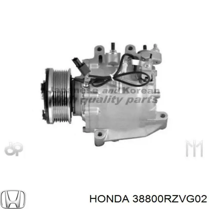 Компрессор кондиционера 38800RZVG02 Honda