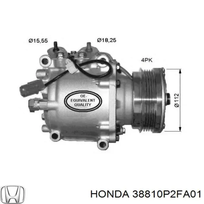 38810P2FA01 Honda Компрессор хладагента